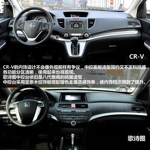 跨界挑战SUV 本田歌诗图PK本田CR-V