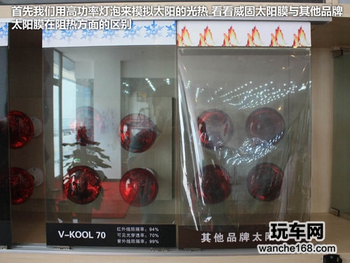 体验顶级太阳膜威固 同效果差价3000