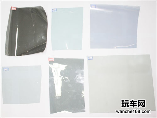 6大品牌太阳膜隔热及反射功能对比