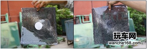  超强悍太阳膜石头砸不破子弹击不穿