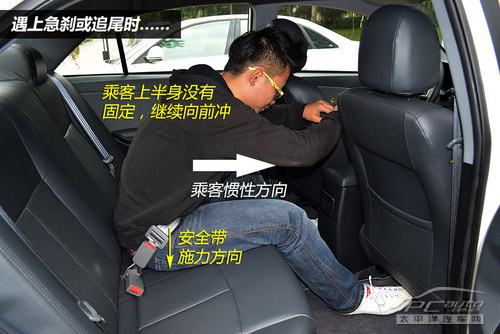 谈谈后排中间座椅的存在的安全隐患
