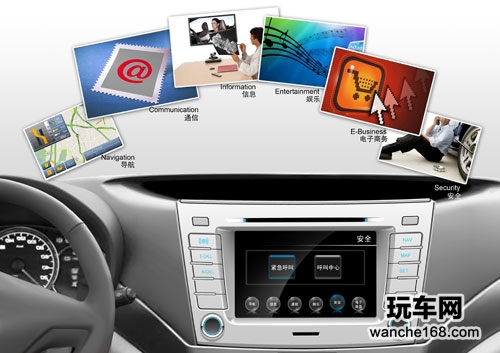 德赛西威帝豪EC7 NAV620导航一体机 