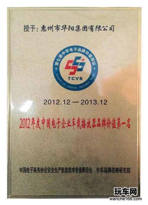华阳集团蝉联中国汽车电子第一品牌