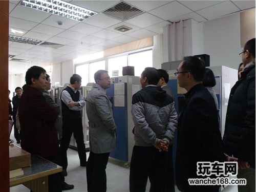 车联盟秘书长庞春霖考察天缘电子公司