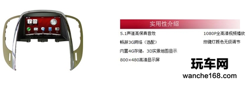 别克新君越纽曼车载导航一体机