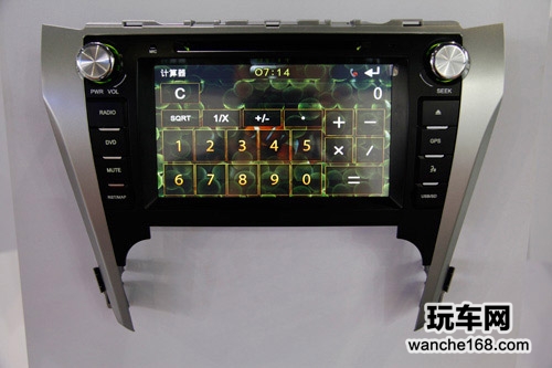 索菱2012款凯美瑞专车专用机测试