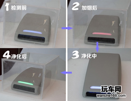 实测纽曼奥迪Q5 A4L空气净化器净化器