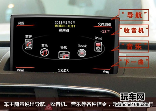 路畅科技2013奥迪q3专用车载导航