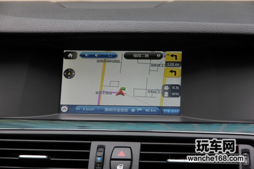 欧华宝马5系原车DVD导航升级华丽登场