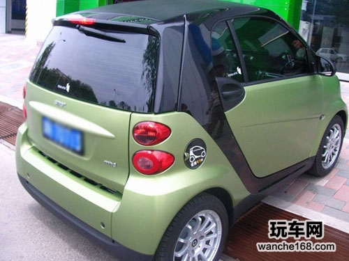奔驰smart全车贴琥珀光学汽车隔热膜