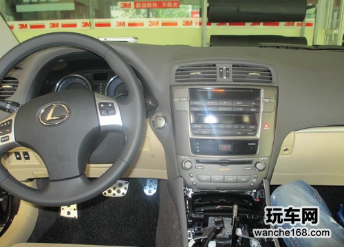 雷克萨斯IS250汽车升级飞歌DVD导航