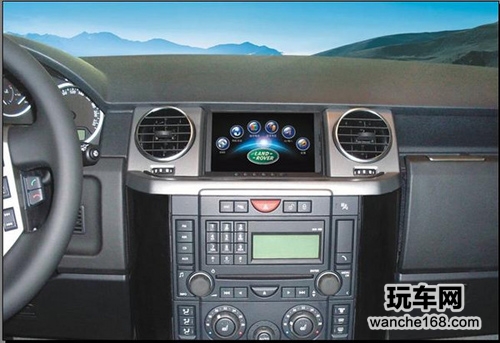 路虎发现3GPS·DVD导航影音系统亮相