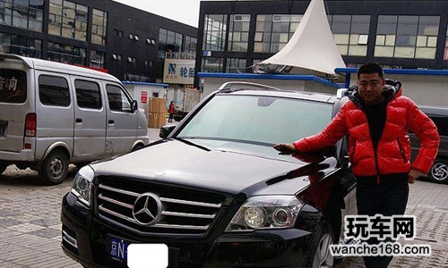 奔驰GLK350全车做阿米卡白金镀膜