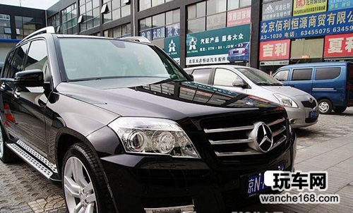 奔驰GLK350全车做阿米卡白金镀膜